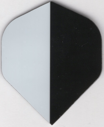 White PENTATHLON with Clear Panels Dart Flights: 3 per set