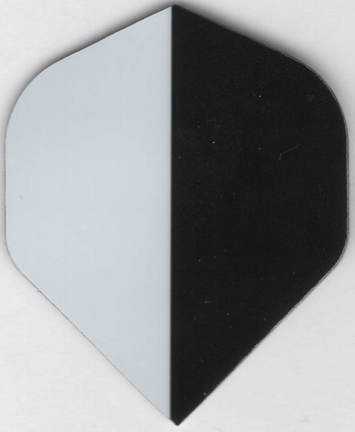 White PENTATHLON with Clear Panels Dart Flights: 3 per set