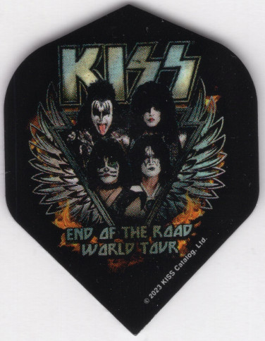 KISS "END OF THE ROAD WORLD TOUR" Dart Flights
