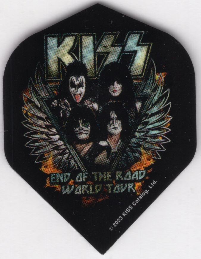 KISS "END OF THE ROAD WORLD TOUR" Dart Flights