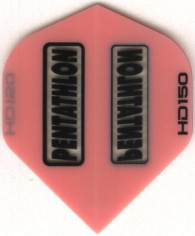 Pink Pentathlon HD150 Dart Flights