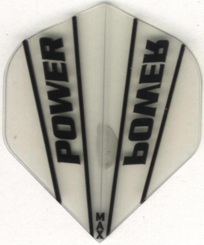 Clear POWER MAX Dart Flights: 150 Microns Thick