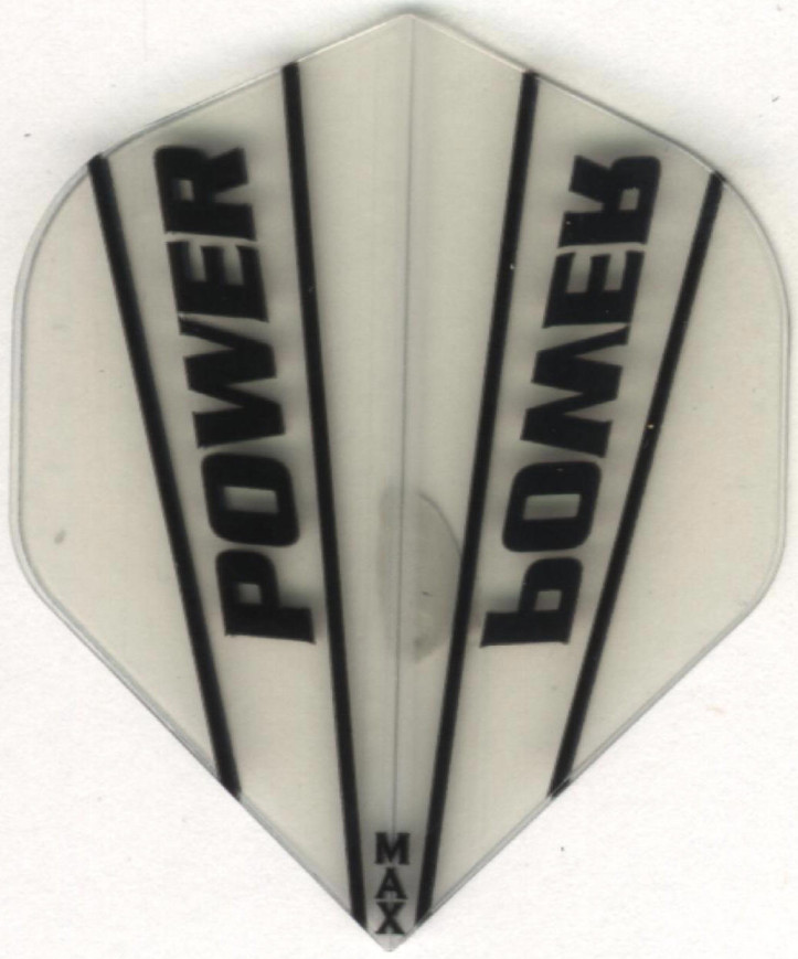 Clear POWER MAX Dart Flights: 150 Microns Thick