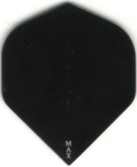 All Black POWER MAX Dart Flights: 150 Microns Thick