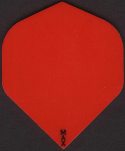All Red POWER MAX Dart Flights: 150 Microns Thick