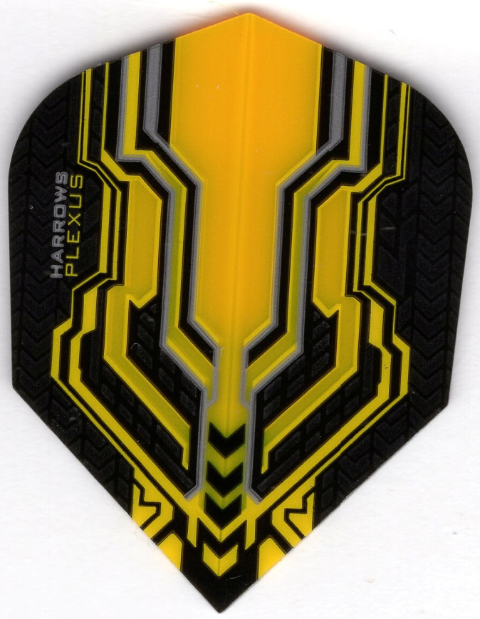 Yellow Harrows Plexus Dart Flights