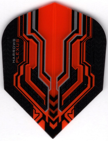Orange Harrows Plexus Dart Flights