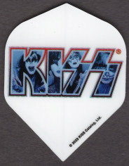 KISS Logo With Portraits Dart Flights