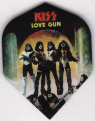 KISS Love Gun Dart Flights