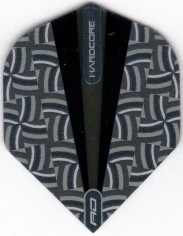 Trippy Hardcore Black & Gray Dart Flights