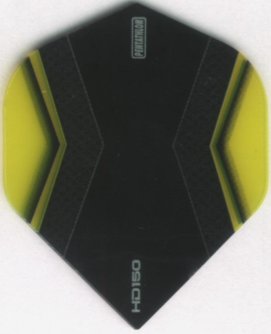Yellow Pentathlon HD-150 "X-WING" Dart Flights