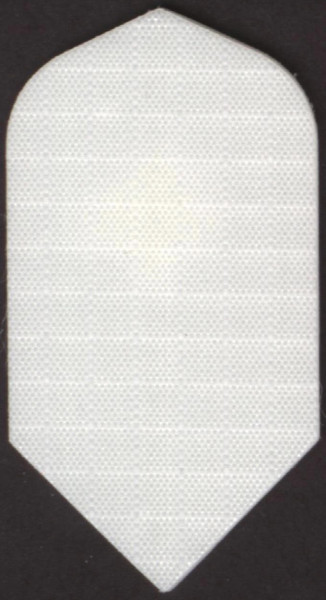 White Slim Cut Nylon Dart Flights