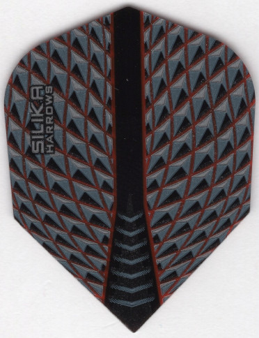 Red SILIKA Harrows Dart Flights