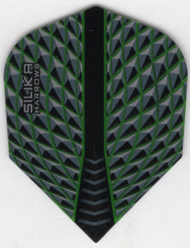 Green SILIKA Harrows Dart Flights