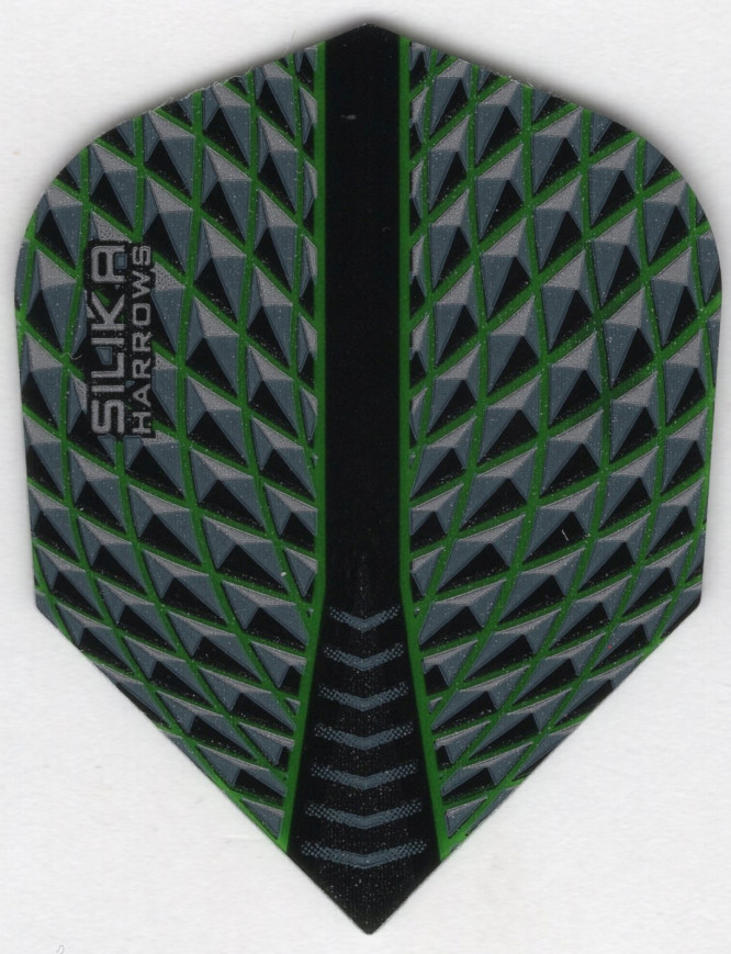 Green SILIKA Harrows Dart Flights