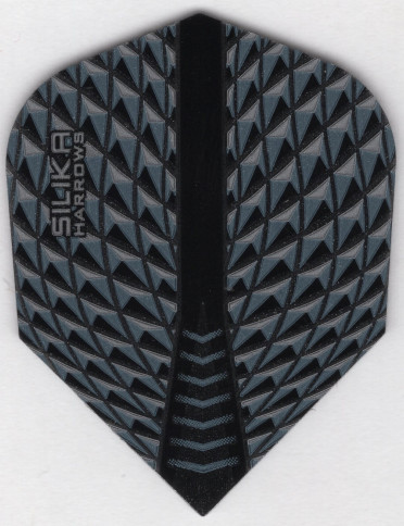 Black SILIKA Harrows Dart Flights