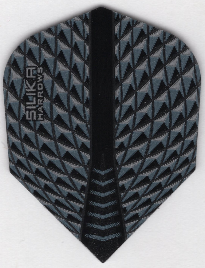 Black SILIKA Harrows Dart Flights