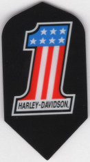 Red, White and Blue Harley-Davidson Slim Dart Flights