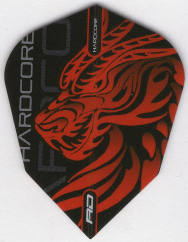 RED DRAGON "V" STANDARD HARDCORE Dart Flights RED DRAGON "V" STANDARD HARDCORE Dart Flights