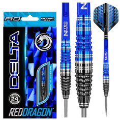 RED DRAGON DELTA 24 GRAM STEEL TIP DARTS RED DRAGON DELTA 24 GRAM STEEL TIP DARTS