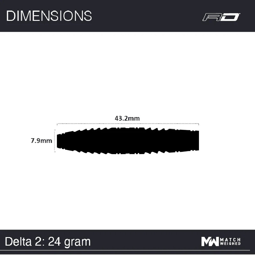 RED DRAGON DELTA 24 GRAM STEEL TIP DARTS RED DRAGON DELTA 24 GRAM STEEL TIP DARTS