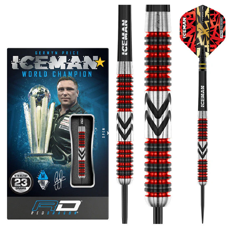 GERWYN PRICE FIREBIRD 23 GRAM STEEL TIP DARTS GERWYN PRICE FIREBIRD 23 GRAM STEEL TIP DARTS