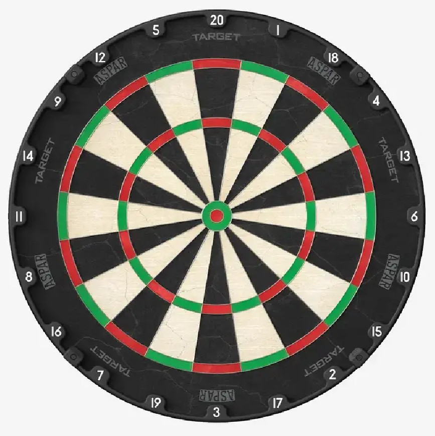TARGET ASPAR DARTBOARD TARGET ASPAR DARTBOARD