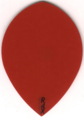 Red Teardrop Cut Dart Flights Red Teardrop Cut Dart Flights