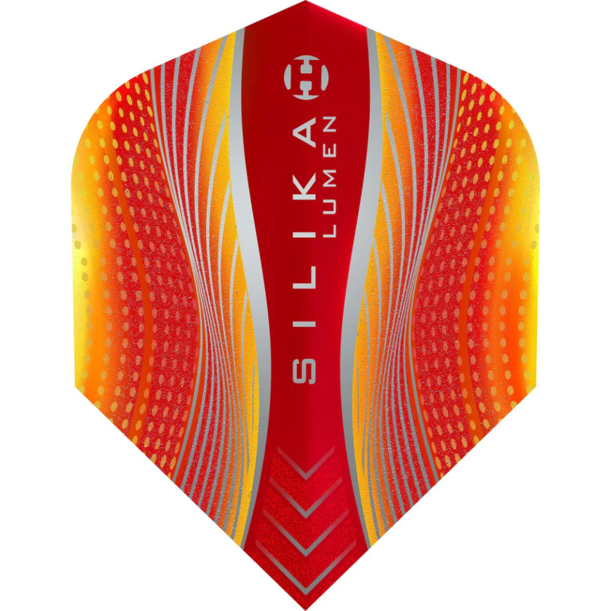 Red and Orange SILIKA LUMEN Harrows Dart Flights