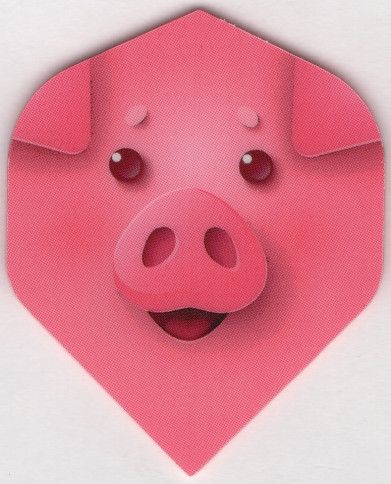 PINK PIGLET Dart Flights
