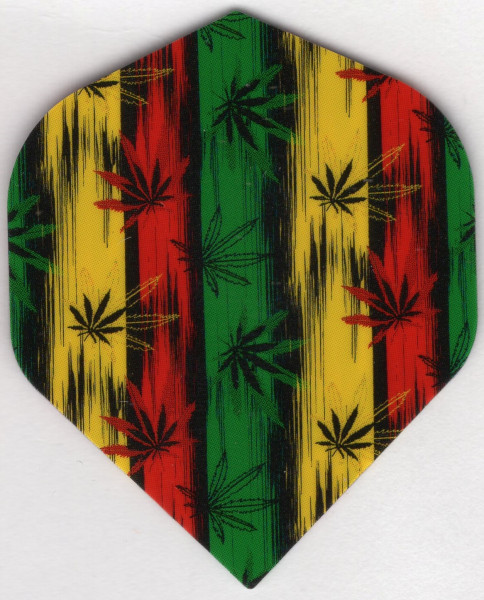 RASTA POT LEAF Dart Flights