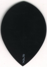 Black Teardrop Cut Dart Flights Black Teardrop Cut Dart Flights