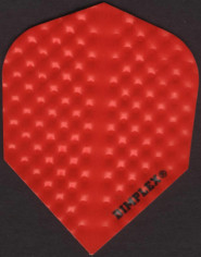 All Red Dimplex Dart Flights