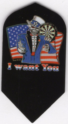 "I Want You" Slim Dart Flights
