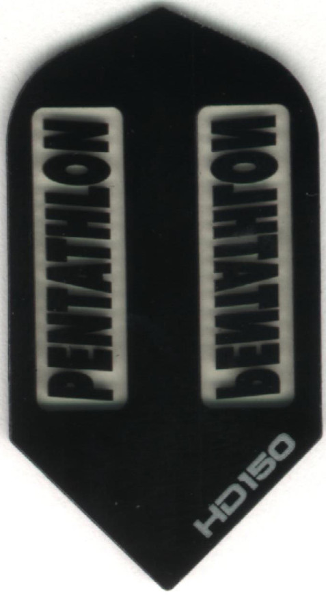 Black Pentathlon HD150 Slim Dart Flights