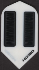 White Pentathlon HD150 Slim Dart Flights