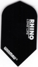 Winmau Black Rhino Long Life Slim Dart Flights