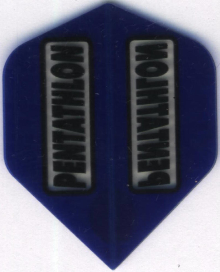 Mini Blue Pentathlon Standard Dart Flights Mini Blue Pentathlon Standard Dart Flights