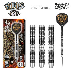 SHOT VIKING WOLF 24 GRAM STEEL TIP DARTS SHOT VIKING WOLF 24 GRAM STEEL TIP DARTS