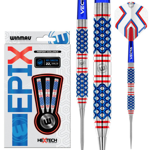 WINMAU EPIX 22 GRAM STEEL TIP DARTS