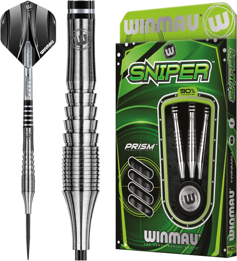 WINMAU SNIPER 23 GRAM STEEL TIP DARTS WINMAU SNIPER 23 GRAM STEEL TIP DARTS