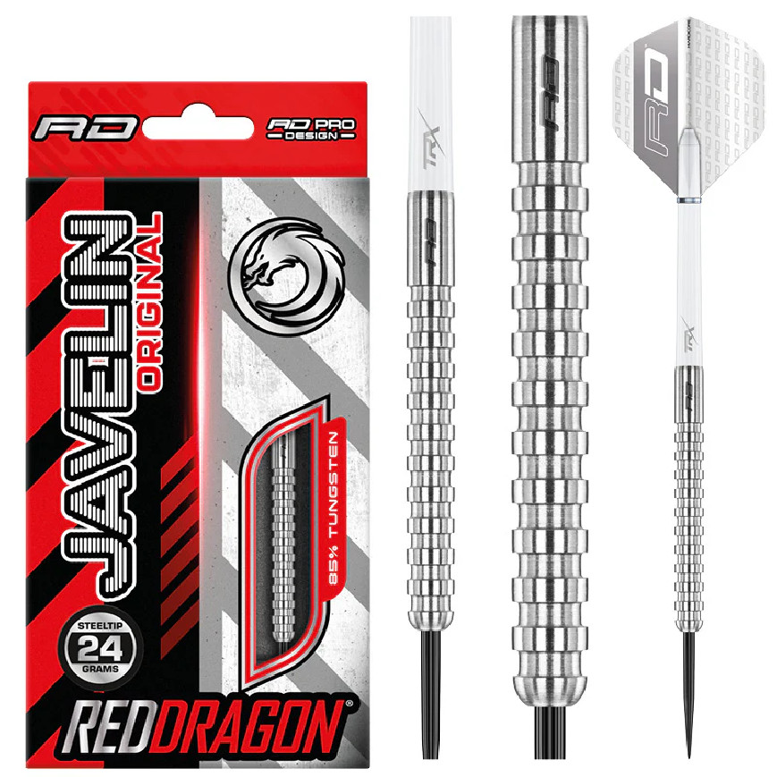 RED DRAGON JAVELIN 24 GRAM STEEL TIP DARTS