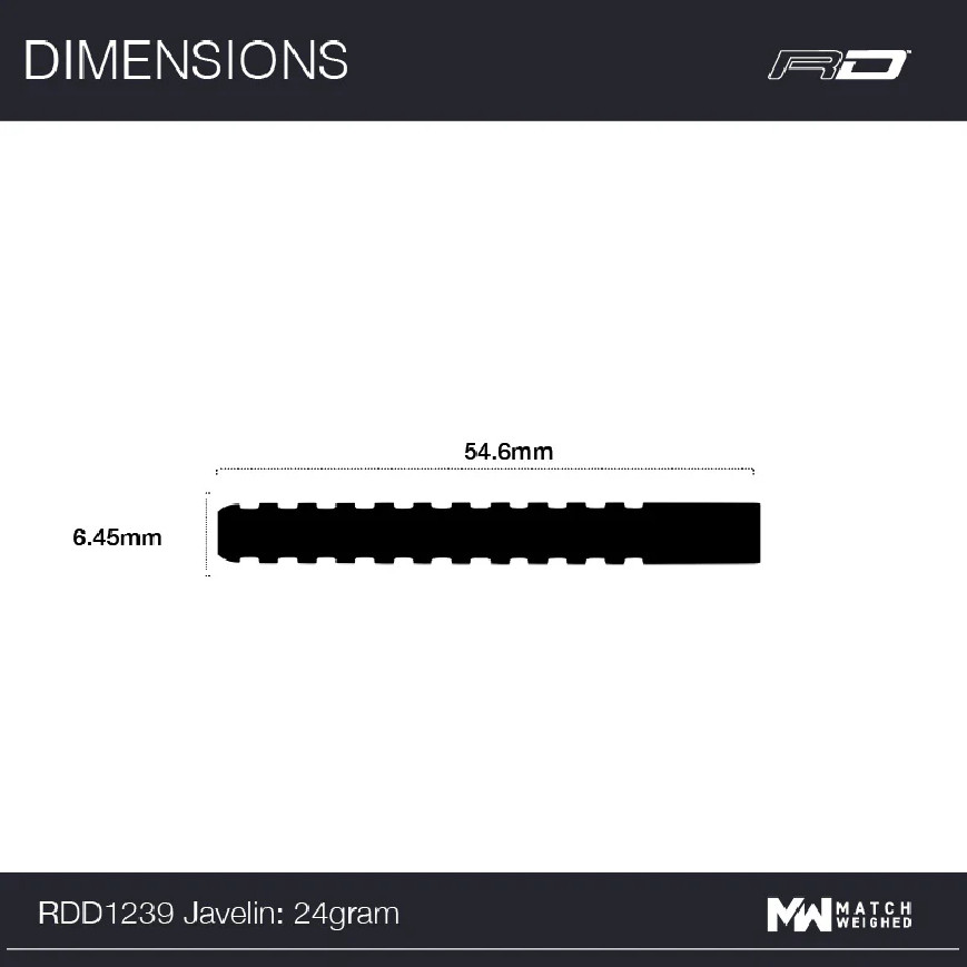 RED DRAGON JAVELIN 24 GRAM STEEL TIP DARTS