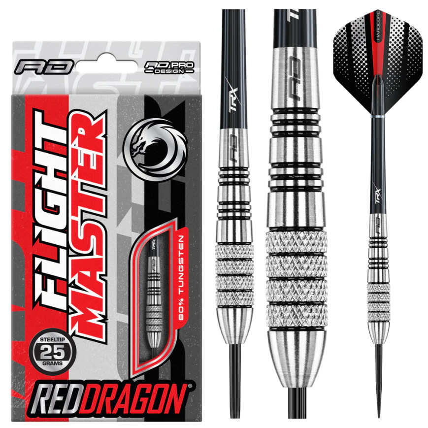 RED DRAGON SIDEWINDER 25 GRAM STEEL TIP DARTS