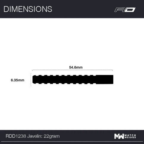 RED DRAGON JAVELIN 22 GRAM STEEL TIP DARTS