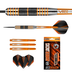 RED DRAGON AMBERJACKS 30 GRAM STEEL TIP DARTS