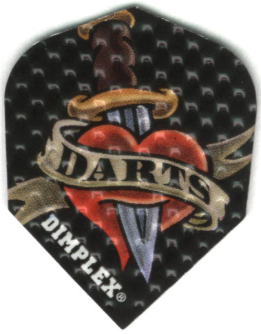 HEART and DAGGER DIMPLEX Dart Flights