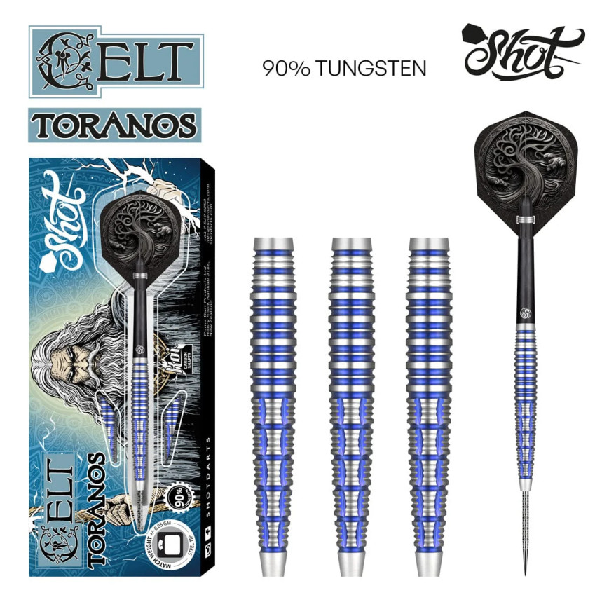 SHOT CELT "TORANOS" 24 GRAM STEEL TIP DARTS SHOT CELT "TORANOS" 24 GRAM STEEL TIP DARTS