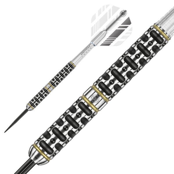WINMAU STEVE BROWN 24 GRAM STEEL TIP DARTS