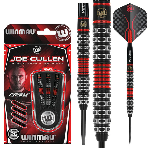 WINMAU S.E. JOE CULLEN 26 GRAM STEEL TIP DARTS